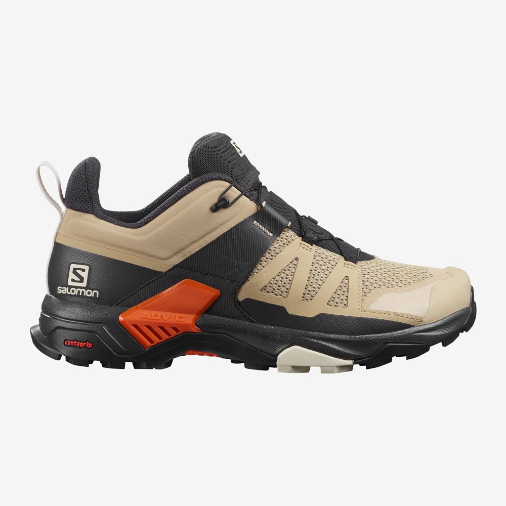 Salomon Singapore Mens Hiking Shoes - X ULTRA 4 Beige | 90576-VRIE